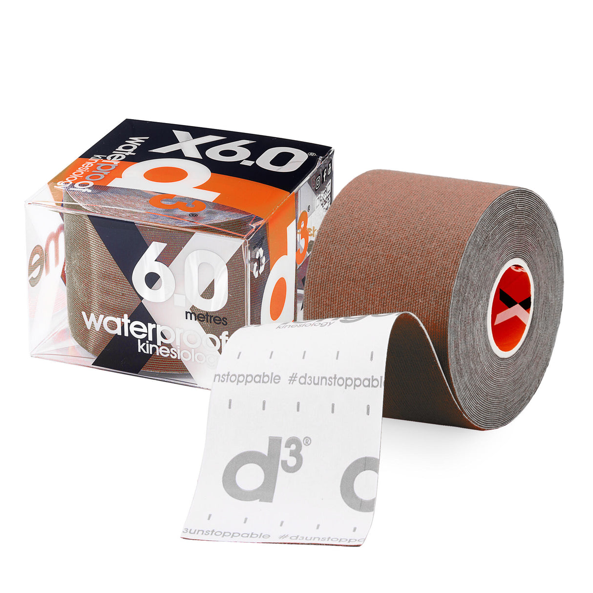 D3 X6.0 Waterproof Kinesiology Tape