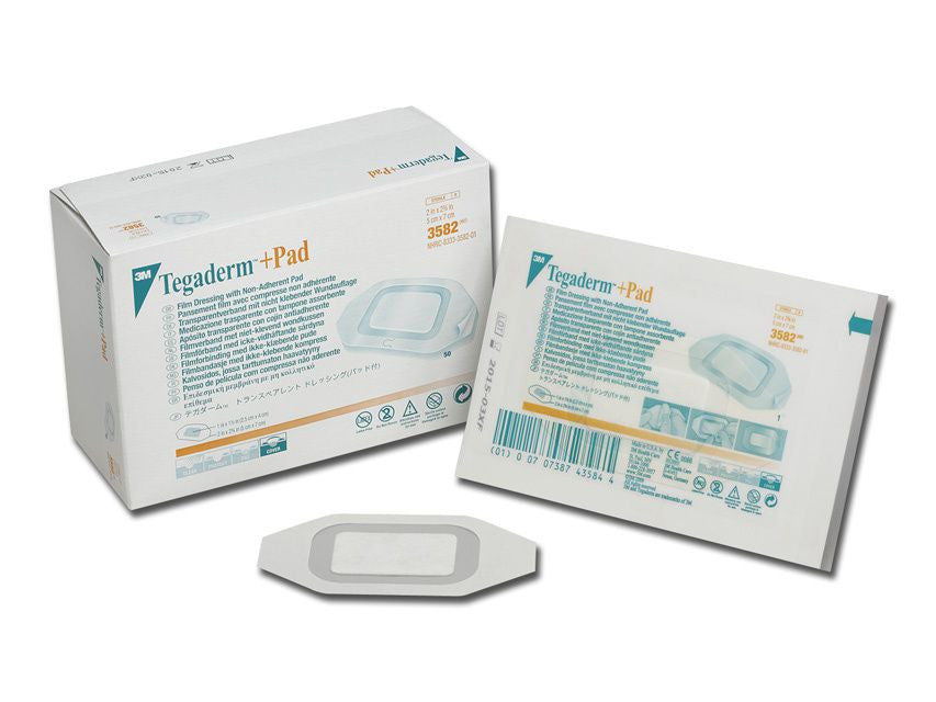 3M™ Tegaderm +Pad Film Dressing with Non-Adherent Pad