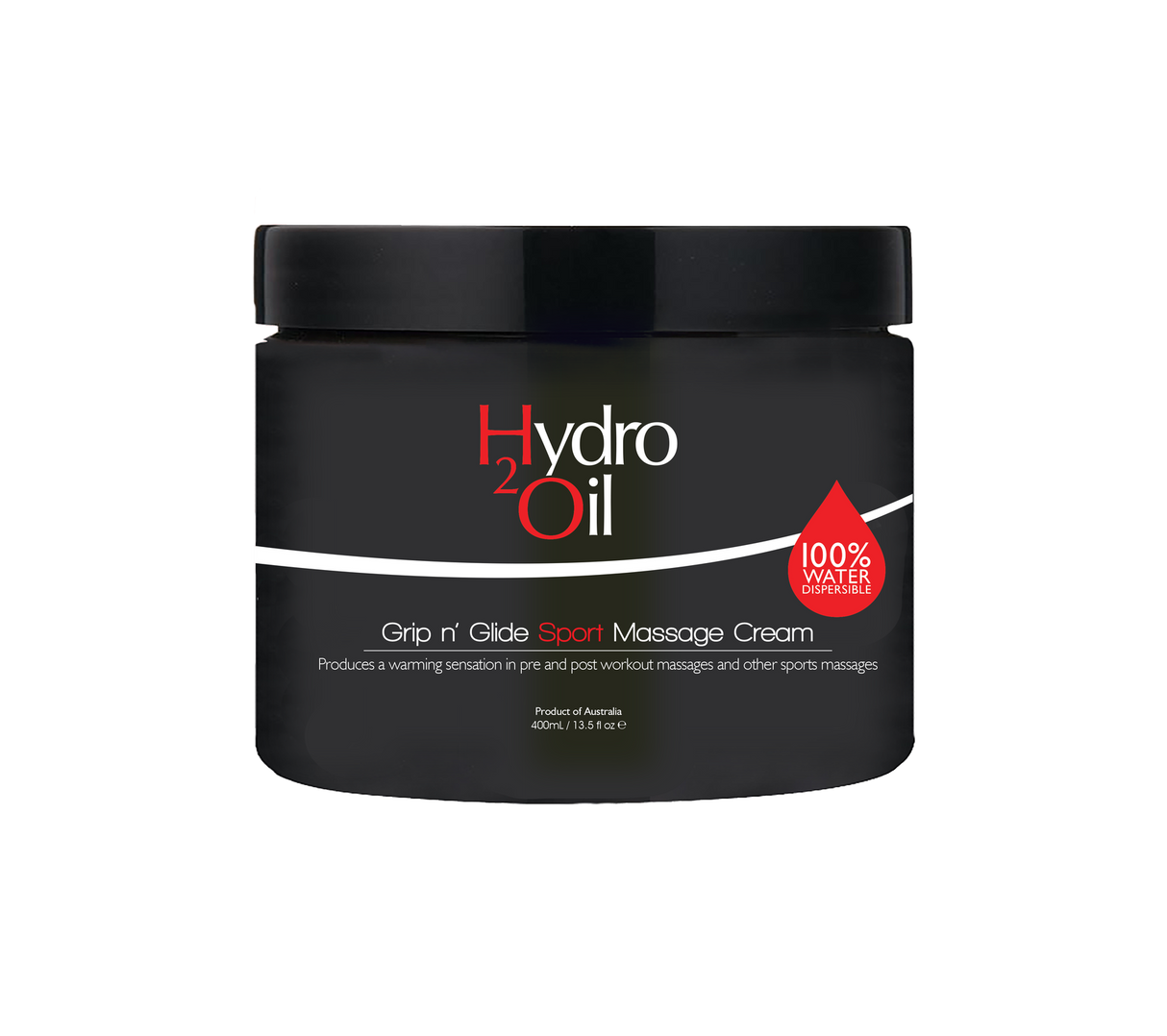 Hydro 2 Oil Grip n’ Glide Sport Massage Cream